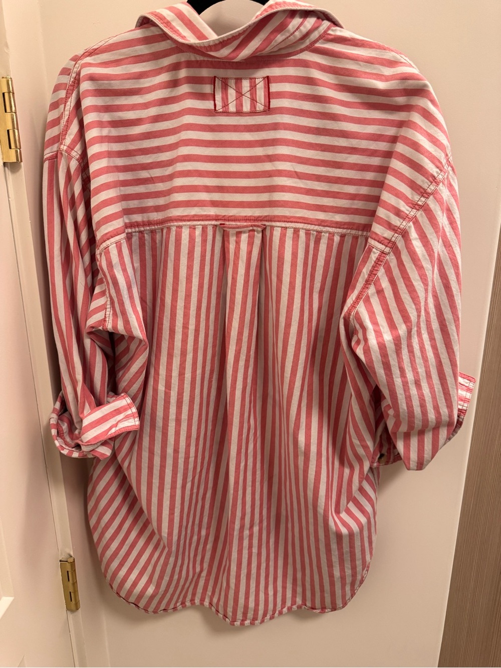 Free People Striped Button-down 100% Cotton size Small - Picture 6 of 9